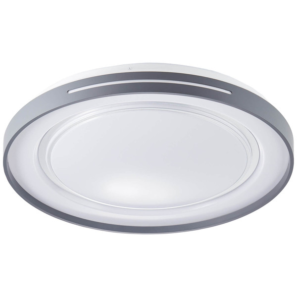 Brilliant Barty LED Wand- und Deckenleuchte 48cm 30W Weiß Dunkelgrau Nachtlicht, Timer G97158/72