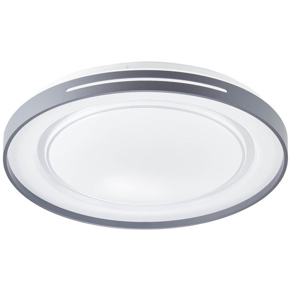 Brilliant Barty LED Wand- und Deckenleuchte 48cm 30W Weiß Dunkelgrau Nachtlicht, Timer G97158/72