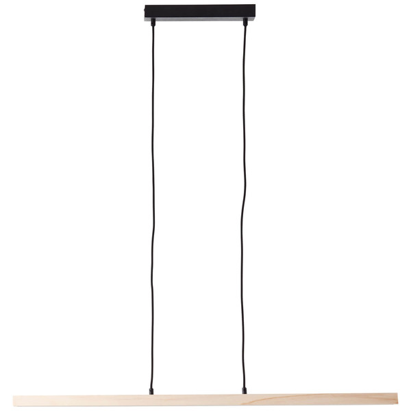 Brilliant Arion LED Pendelleuchte 22W Warmweiß Schwarz Holz FSC® G99072/76