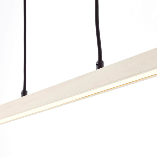 Brilliant Arion LED Pendelleuchte 22W Warmweiß Schwarz Holz FSC® G99072/76