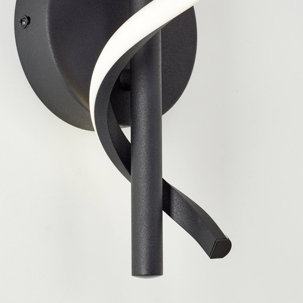 Brilliant Eunice LED Wandleuchte 7,5W Neutralweiß Schwarz Matt G99267/76