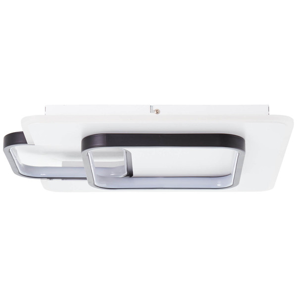 Brilliant Rezia LED Deckenleuchte 45x40cm 36W Warmweiß Weiß Schwarz G99387/75