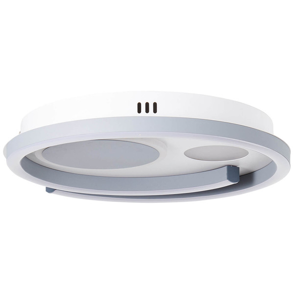 Brilliant Thekla LED Deckenleuchte 40x40cm 34W Weiß Schwarz Nachtlicht, Timer G99390/75
