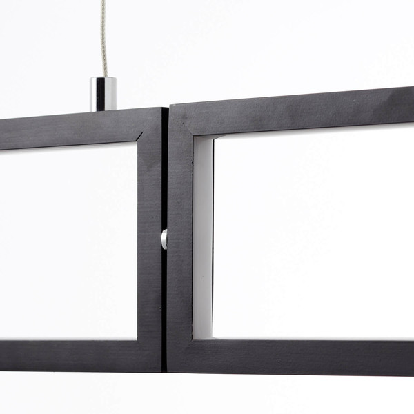 Brilliant Ranut LED Pendelleuchte, 3-flammig 34W Warmweiß Schwarz Memory Funktion G99495/06
