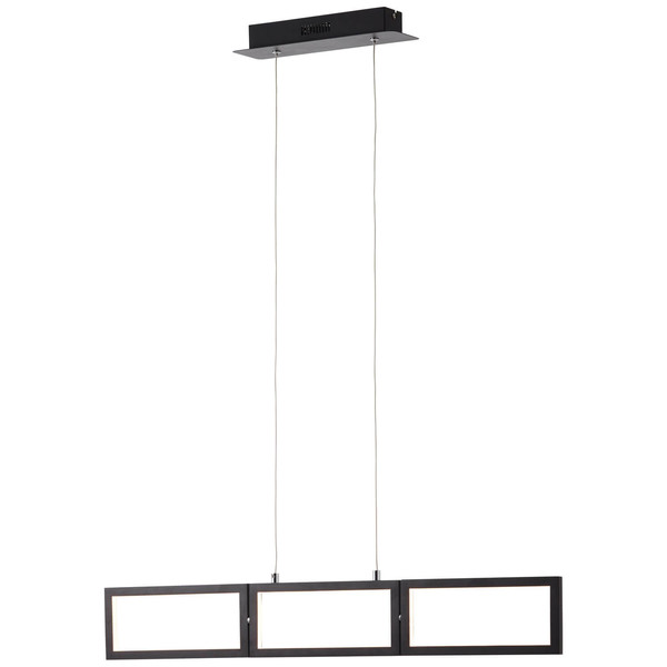 Brilliant Ranut LED Pendelleuchte, 3-flammig 34W Warmweiß Schwarz Memory Funktion G99495/06