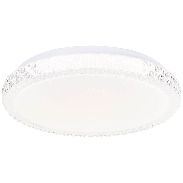 Brilliant Dasie LED Deckenleuchte 29,5cm 12W Neutralweiß Weiß Sternenglanz G99700/05