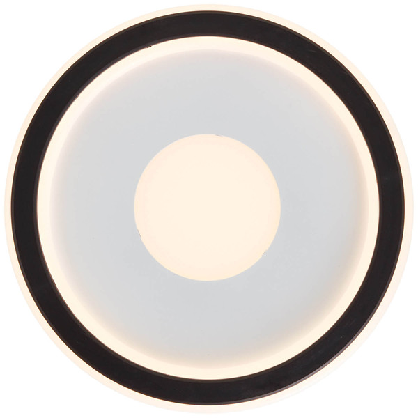 Brilliant Vegas LED Deckenleuchte 25cm 20W Warmweiß Weiß Schwarz G99701/76