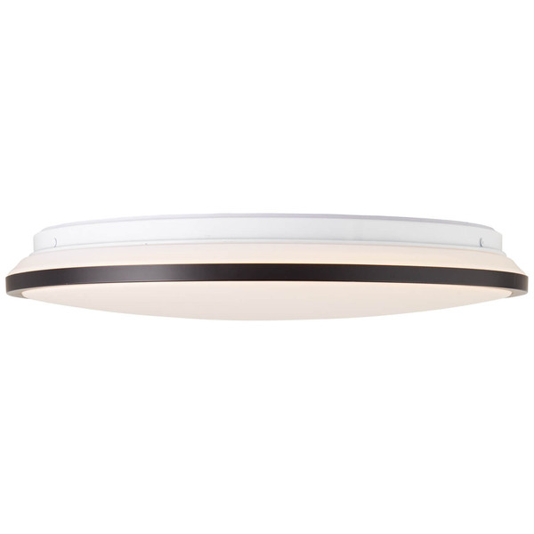 Brilliant Heida LED Deckenleuchte 39cm 24W Schwarz Memory Funktion, Nachtlicht G99776/06
