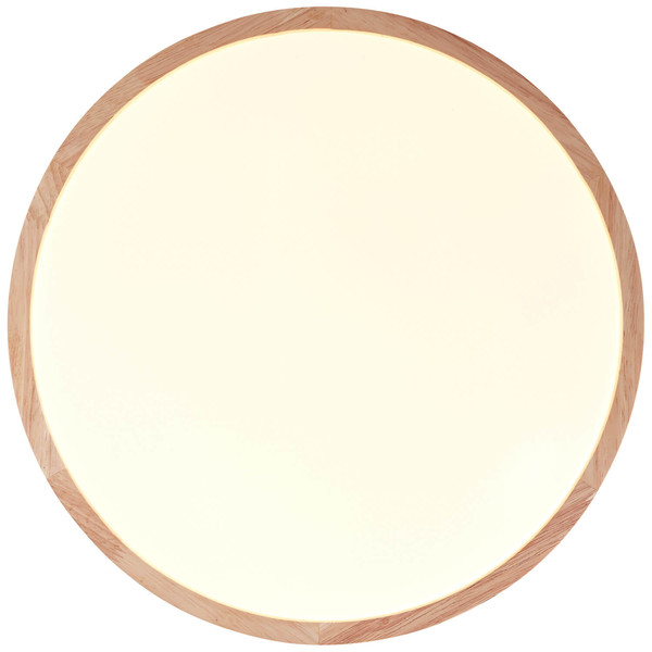 Brilliant Brodsky LED Deckenleuchte 38cm 24W Warmweiß Holz Hell Weiß FSC® G99790/75