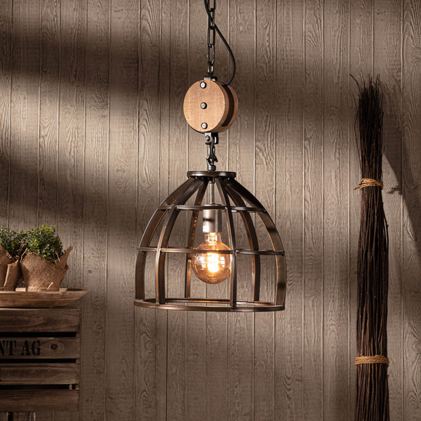 Brilliant Matrix Pendelleuchte 34cm E27 HK17186S76