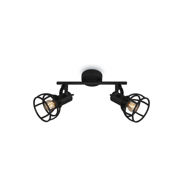 Briloner KORBO BLACK E14 Spotleuchte 2-fach Schwarz