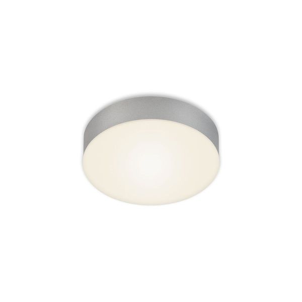 Briloner FLAME runde LED Deckenleuchte 15,7cm 11W Silberfarbig Warmweiss