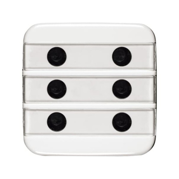 Busch-Jaeger Zentralscheibe 6-fach, beleuchtbar mit Beschriftungsfeld Reflex SI/SI Linear 2CKA001582A0352 1575 CN-214