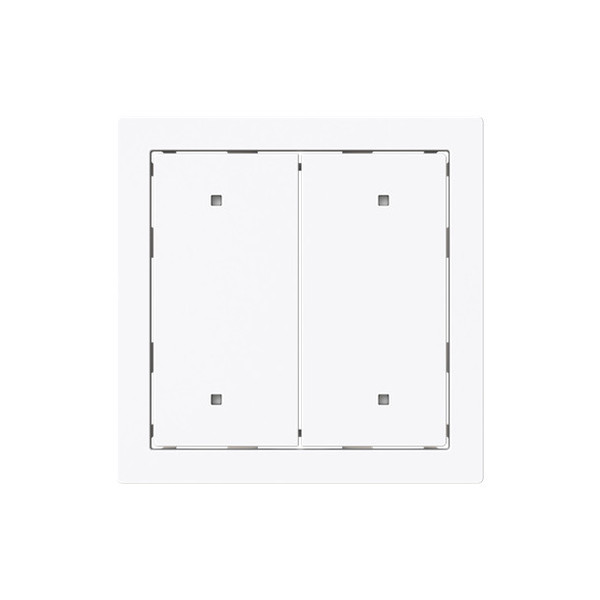 Busch-Jaeger Wippe für Elektroniktaster 2-fach mit transparenten Kalotten Busch-art linear 2CKA001751A3317 2570-20-44G