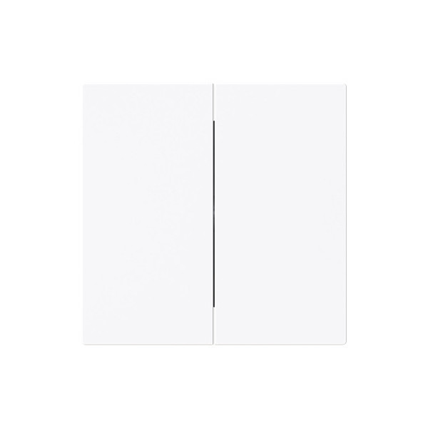 Busch-Jaeger Wippe 2-fach, für Schalter/Taster, zweiteilige Wippe studioweiß - 2CKA001751A3385 1785-44G