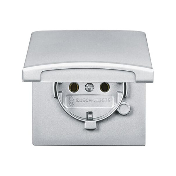 Busch-Jaeger Schuko Steckdosen-Einsatz mit Klappdeckel 2CKA002064A0288 20 EUGK-33-101