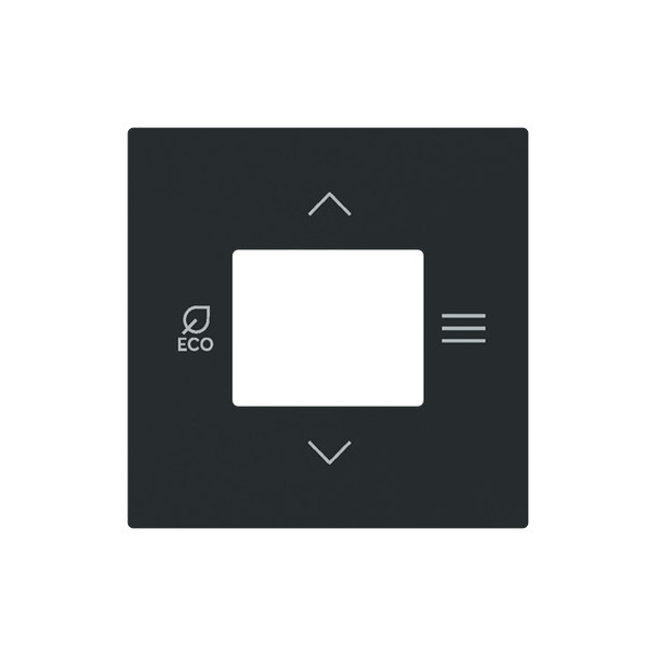 Busch-Jaeger Zentralscheibe für Raumtemperaturregler mit Symbolik Busch-art linear 2CKA006155A0125 6109/03-45M