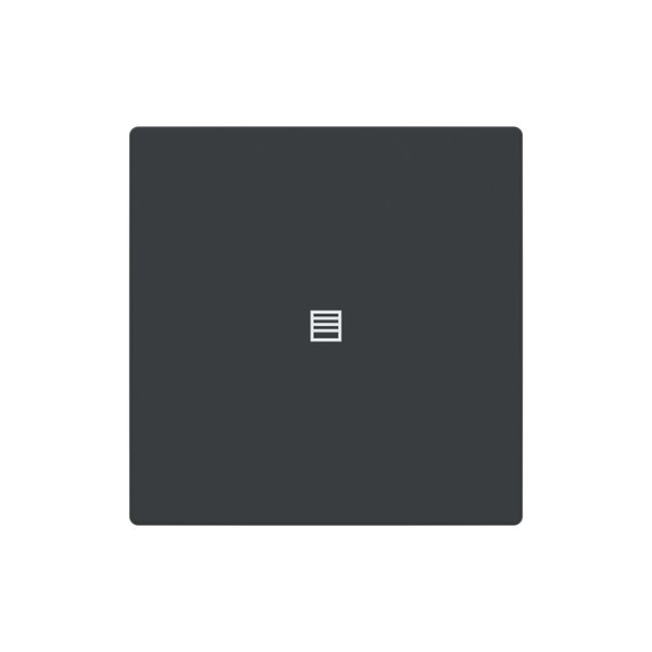 Busch-Jaeger Abdeckung als Taster 1-fach mit Symbol Jalousie Format 63 - solo/future 2CKA006199A0082 LFJT/A.1.63.11-81