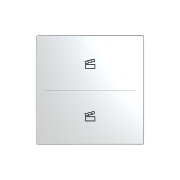 Busch-Jaeger Abdeckung als Taster 2-fach mit Symbol Szene Format 63 - solo/future 2CKA006199A0238 LFST/A.2.63.11-866