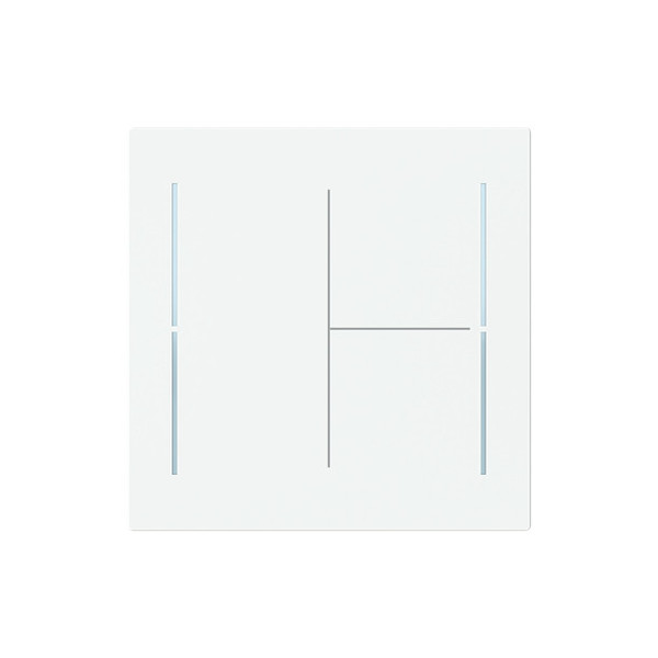 Busch-Jaeger Abdeckung, 3-fach für Keypad Studioweiß matt Busch-art linear 2CKA006199A0389 LFW/A.3.70.11-44M