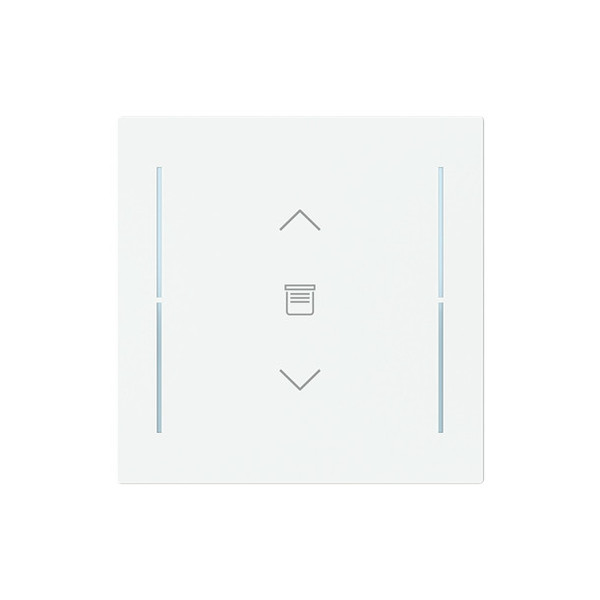 Busch-Jaeger Abdeckung als Wippe 1-fach mit Symbol Jalousie studioweiß matt 2CKA006199A0395 LFJW/A.1.70.11-44M