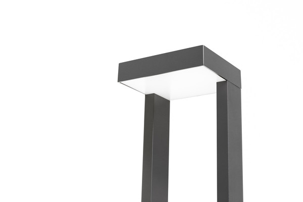 CMD LED Standaußenleuchte 10W Warmweiss IP65 Anthrazit CMD-9050