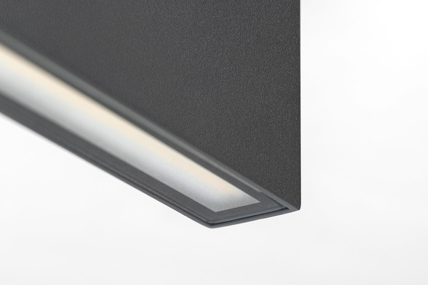 CMD LED Wandaußenleuchte 3W Warmweiss IP54 Anthrazit CMD-9062