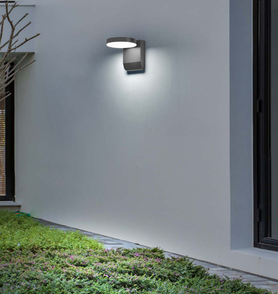 CMD LED Wandaußenleuchte 20W steuerbare Lichtfarbe IP65 Anthrazit CMD-9082