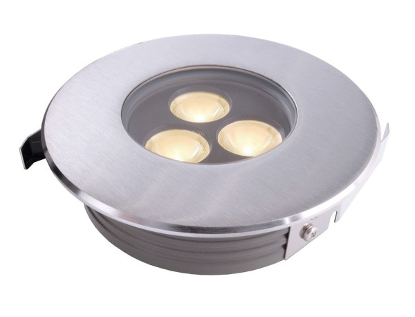 Deko-Light Bodeneinbauleuchte Flat II WW, Warmweiß, IP67 100111