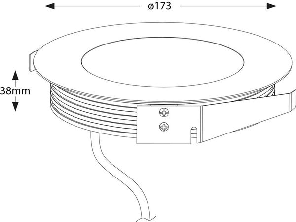 Deko-Light Bodeneinbauleuchte Flat I RGB, RGB, 24V DC, IP67 100116