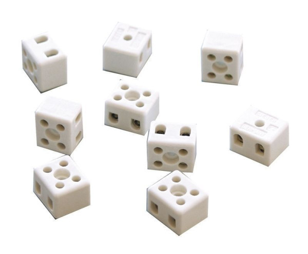 Deko-Light Klemme Keramik, Keramik, Weiß, 21 mm, 120W 100301