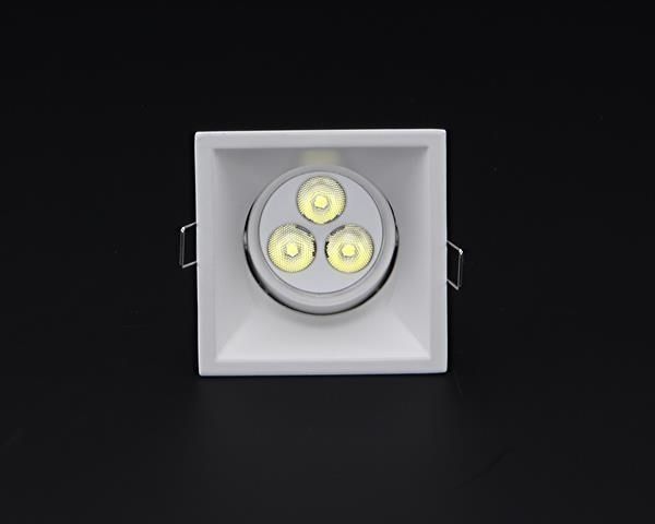 Deko-Light Deckeneinbauring, Auva eckig, Signalweiß, matt, 12V, GU5.3 MR16, max. 35W 110006