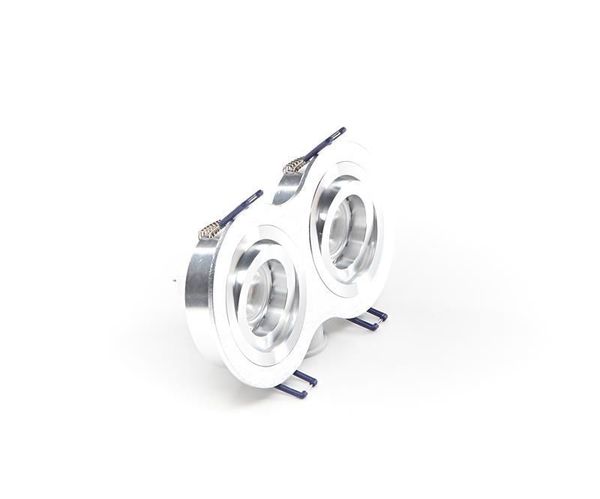 Deko-Light Deckeneinbauring, Mira, silber, 12V, GU5.3 MR16, 2x max. 35W 110009