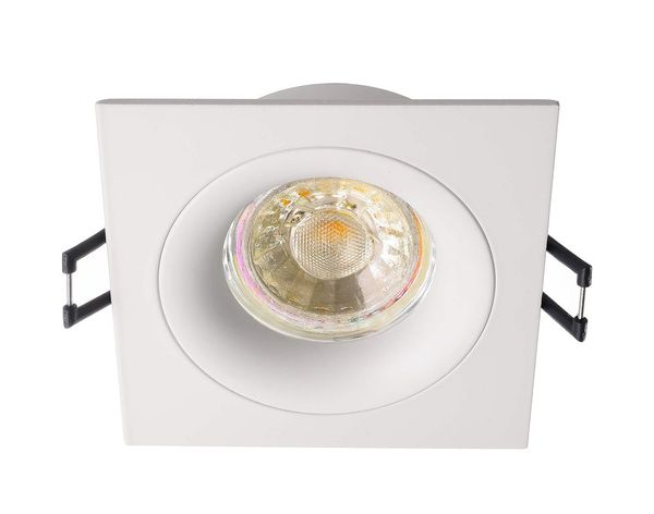 Deko-Light Einbaurahmen, Sirrah eckig, Signalweiß, 12V, GU5.3 MR16, max. 50W 110022