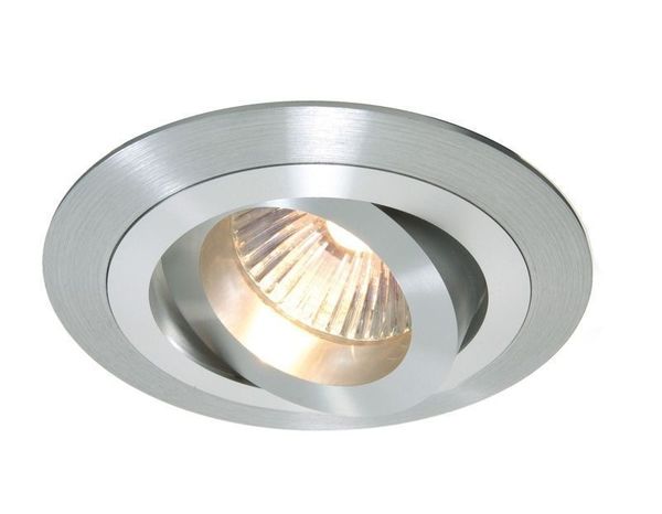 Deko-Light Deckeneinbauring, silber, matt, 12V, GU5.3 MR16, max. 50W 110222