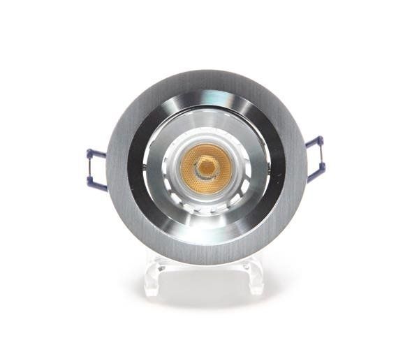 Deko-Light Deckeneinbauring, silber, matt, 12V, GU5.3 MR16, max. 50W 110222