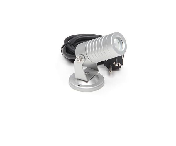 Deko-Light Boden- / Wand- / Deckenleuchte Mini II CW, Kaltweiß, silber, IP65/IP44 131006