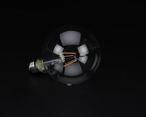 Deko-Light Leuchtmittel, Filament E27 G125 2700K, Warmweiß, 300°, E27, 44W 180064