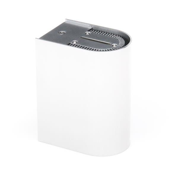 Deko-Light Wandaufbauleuchte Adelanto, Warmweiß, Alu, Silber, eloxiert 341016