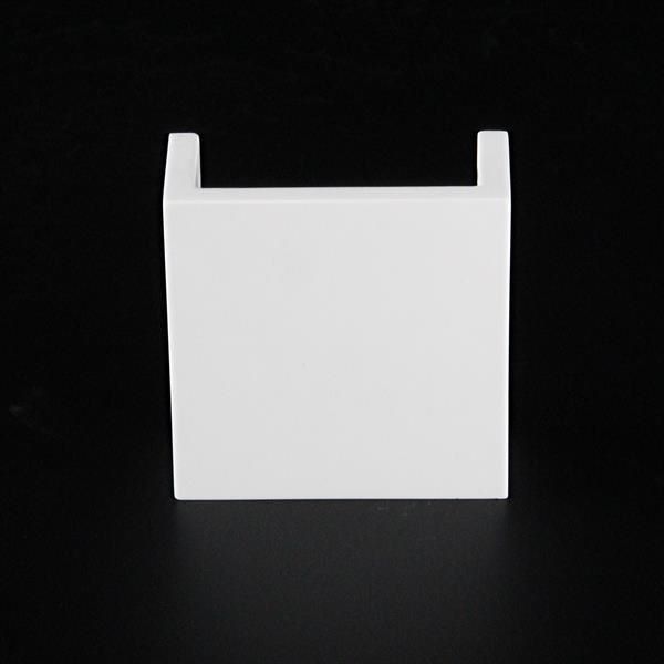 Deko-Light Wandaufbauleuchte Quinta, Warmweiß, Gips, weiß, überstreichbar 341062