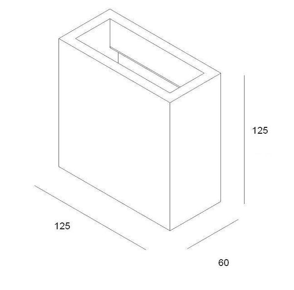 Deko-Light Wandaufbauleuchte Quinta, Warmweiß, Gips, weiß, überstreichbar 341062