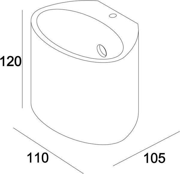 Deko-Light Wandaufbauleuchte Sabik, G9, max. 25W, Beton, grau 341175