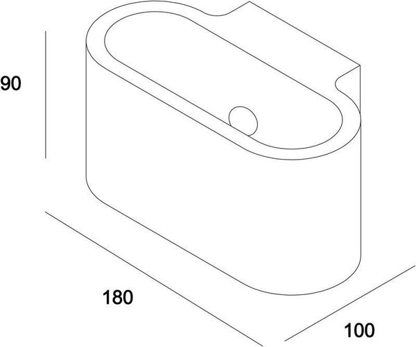 Deko-Light Wandaufbauleuchte Atria, G9, 25W, Beton, grau 341176