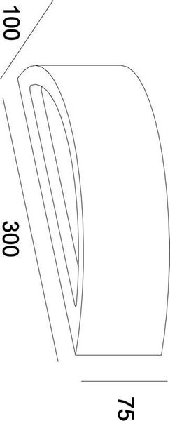 Deko-Light Wandaufbauleuchte Sarin, E14, max. 25W, Beton, grau 341178