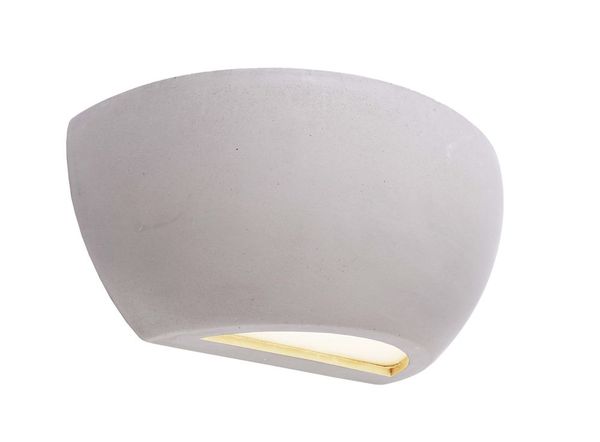 Deko-Light Wandaufbauleuchte Netito II, E14, max. 25W, Beton, grau 341179