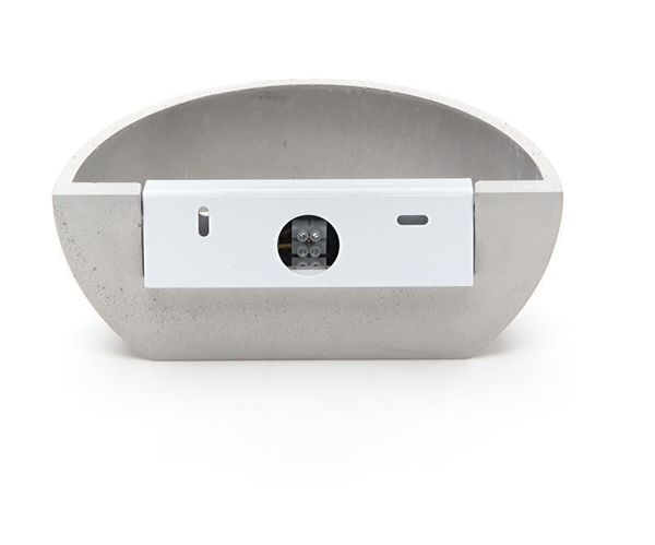 Deko-Light Wandaufbauleuchte Netito II, E14, max. 25W, Beton, grau 341179