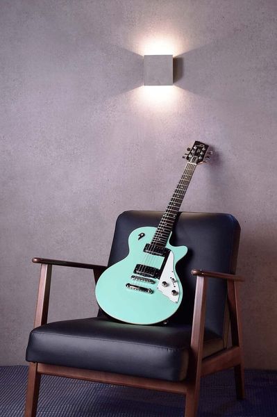 Deko-Light Wandaufbauleuchte Quinta II, Warmweiß, Beton, grau 341180