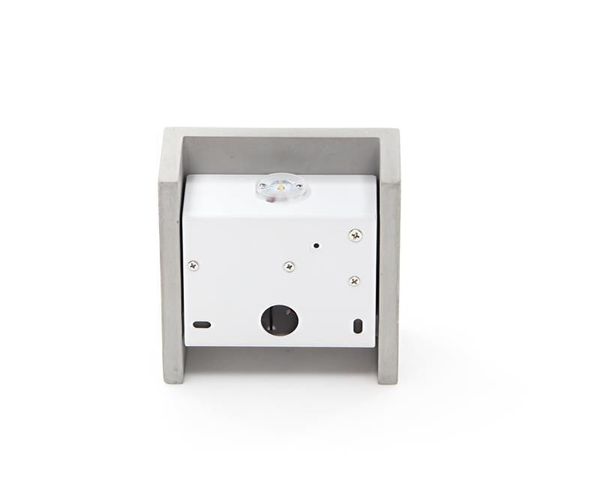 Deko-Light Wandaufbauleuchte Quinta II, Warmweiß, Beton, grau 341180
