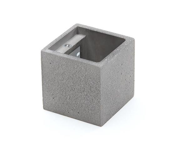 Deko-Light Wandaufbauleuchte Cube, G9, max. 25W, Beton, dunkelgrau 341184