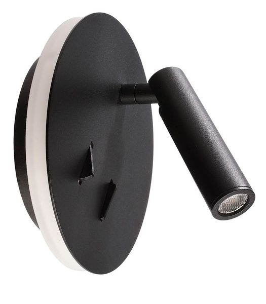 Deko-Light Wandaufbauleuchte Brahe IV, Warmweiß, Alu, Schwarz 341243